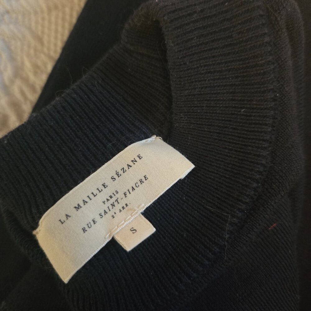 Sezane Navy Janet Dress - Picture 3 of 6